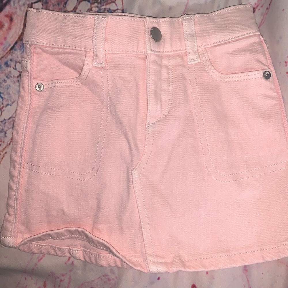 Cutest toddler denim mini skirt